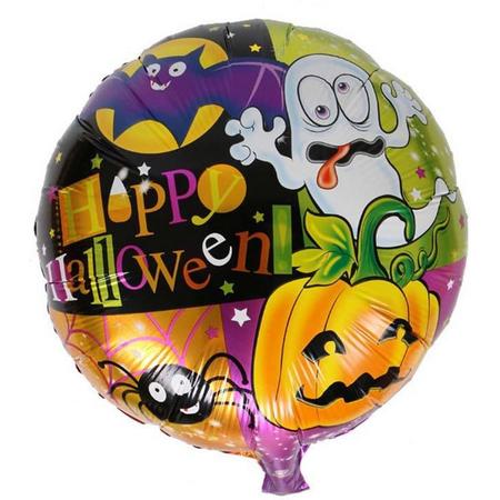 Folieballon Happy halloween Spook 45x45 cm